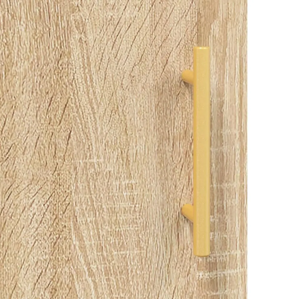 vidaXL Escritorio madera de ingeniería 140x50x75 cm Roble Sonoma Best