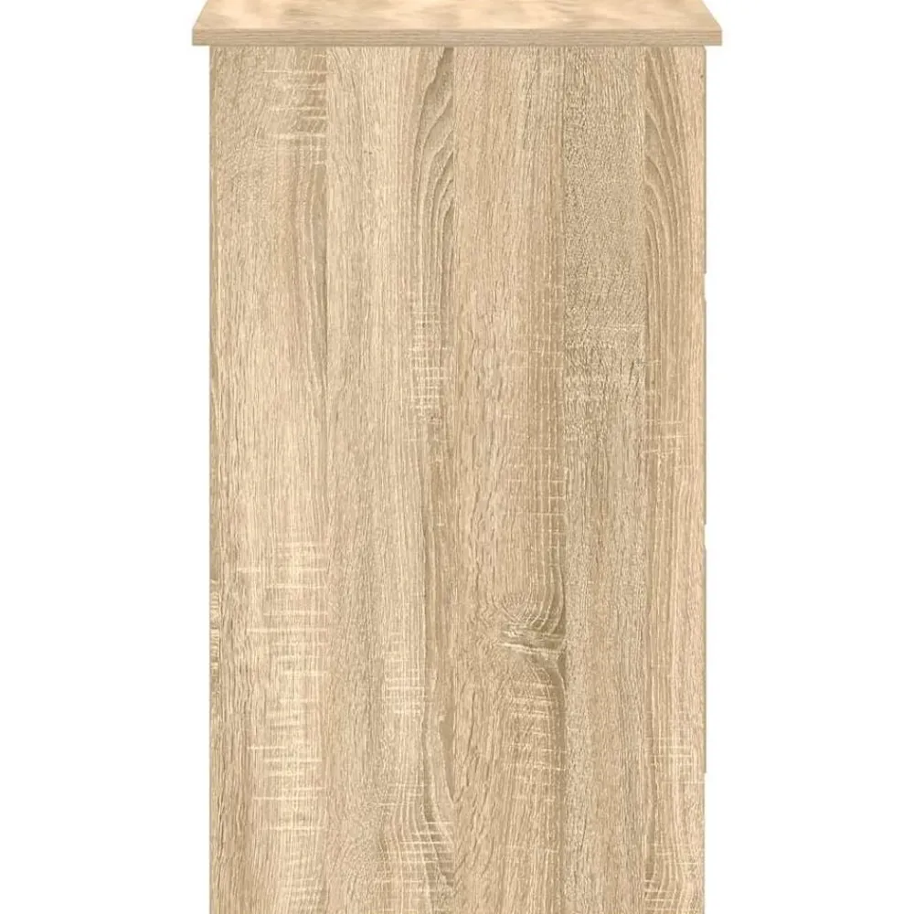 vidaXL Escritorio madera contrachapada color 90x45x76 cm Roble Sonoma Clearance