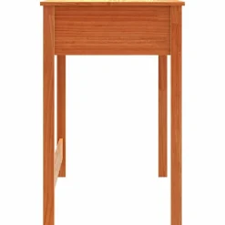 vidaXL Escritorio Max Brown 100 x 50 x 78 cm Madera de pino macizo Marr&oacute;n cera New