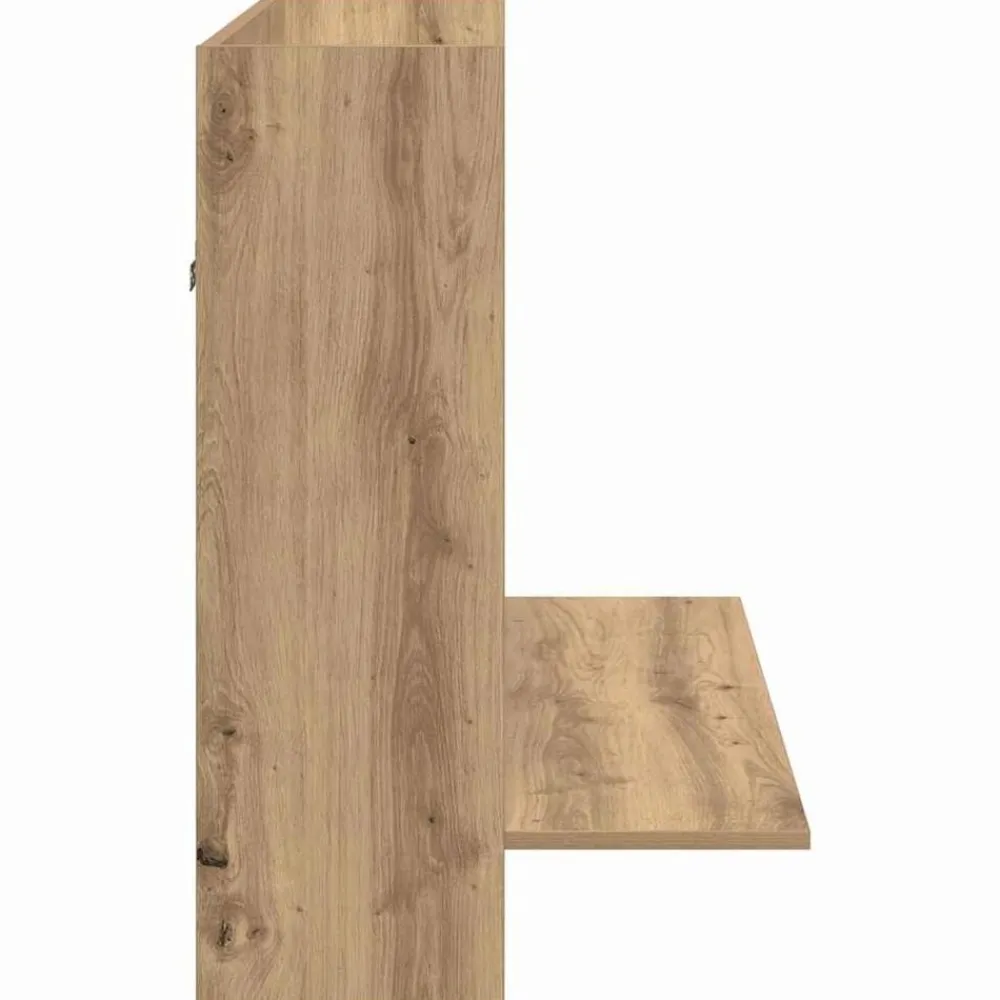 vidaXL Mobiliario De Oficina-Escritorio Montado en la Pared Roble artisan 105 x 48 x 75 cm
