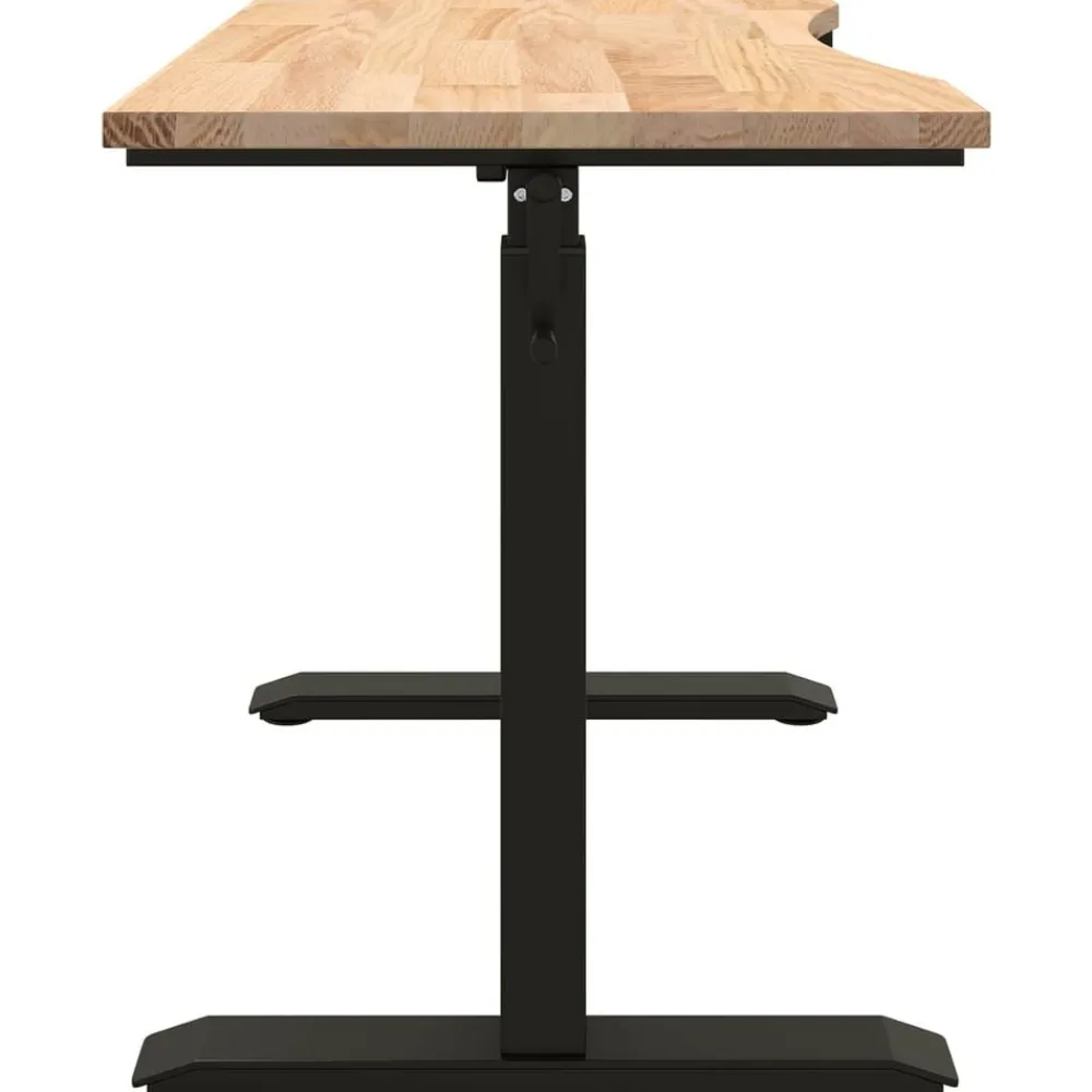 vidaXL Mobiliario De Oficina-Escritorio 120 x 60 cm Madera de Roble Sólido