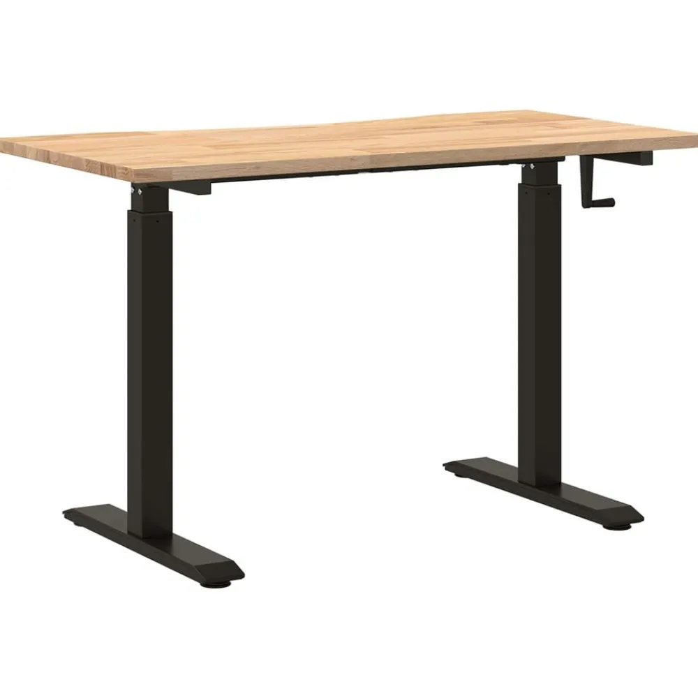 vidaXL Mobiliario De Oficina-Escritorio 120 x 60 cm Madera de Roble Sólido