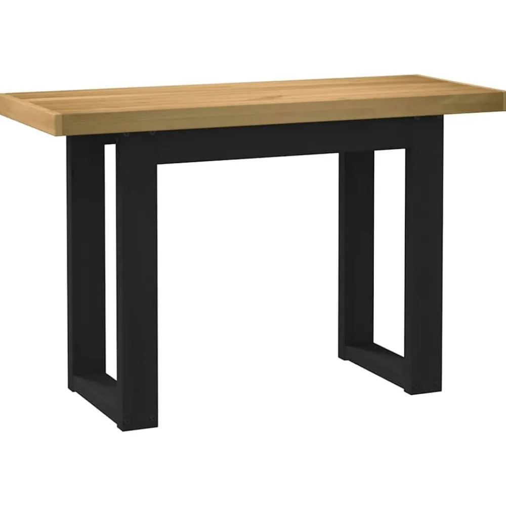 vidaXL Mobiliario De Oficina-Escritorio NOAIN patas en U madera maciza pino 120x50x75 cm