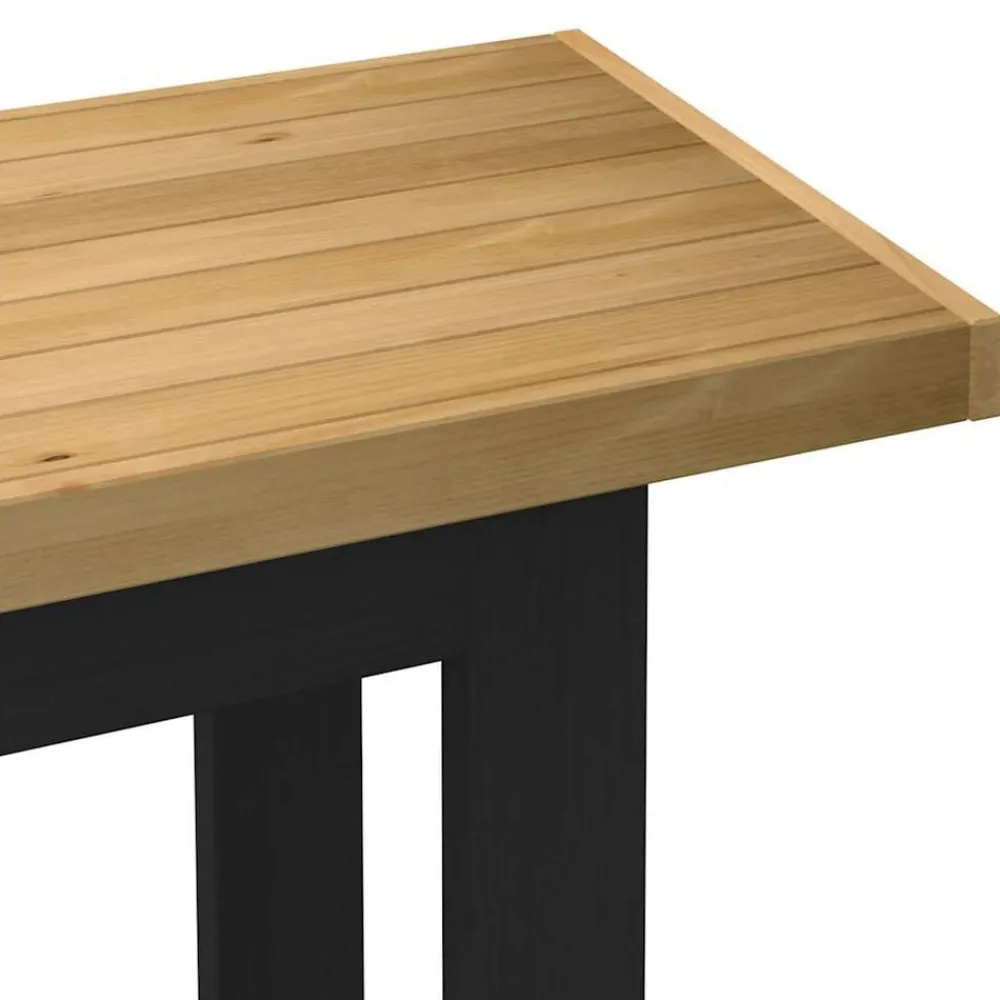 vidaXL Mobiliario De Oficina-Escritorio NOAIN patas en U madera maciza pino 120x50x75 cm