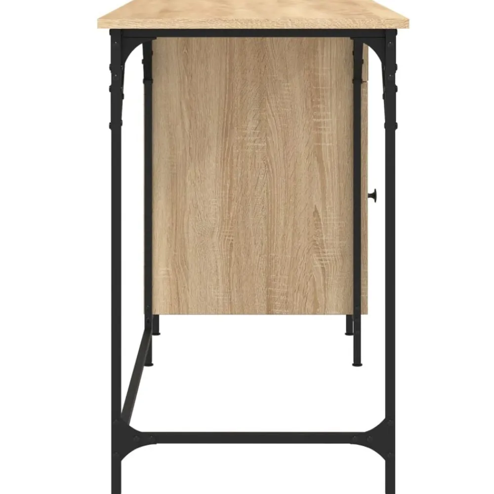 vidaXL Mobiliario De Oficina-Escritorio ordenador madera ingeniería 131x48x75cm