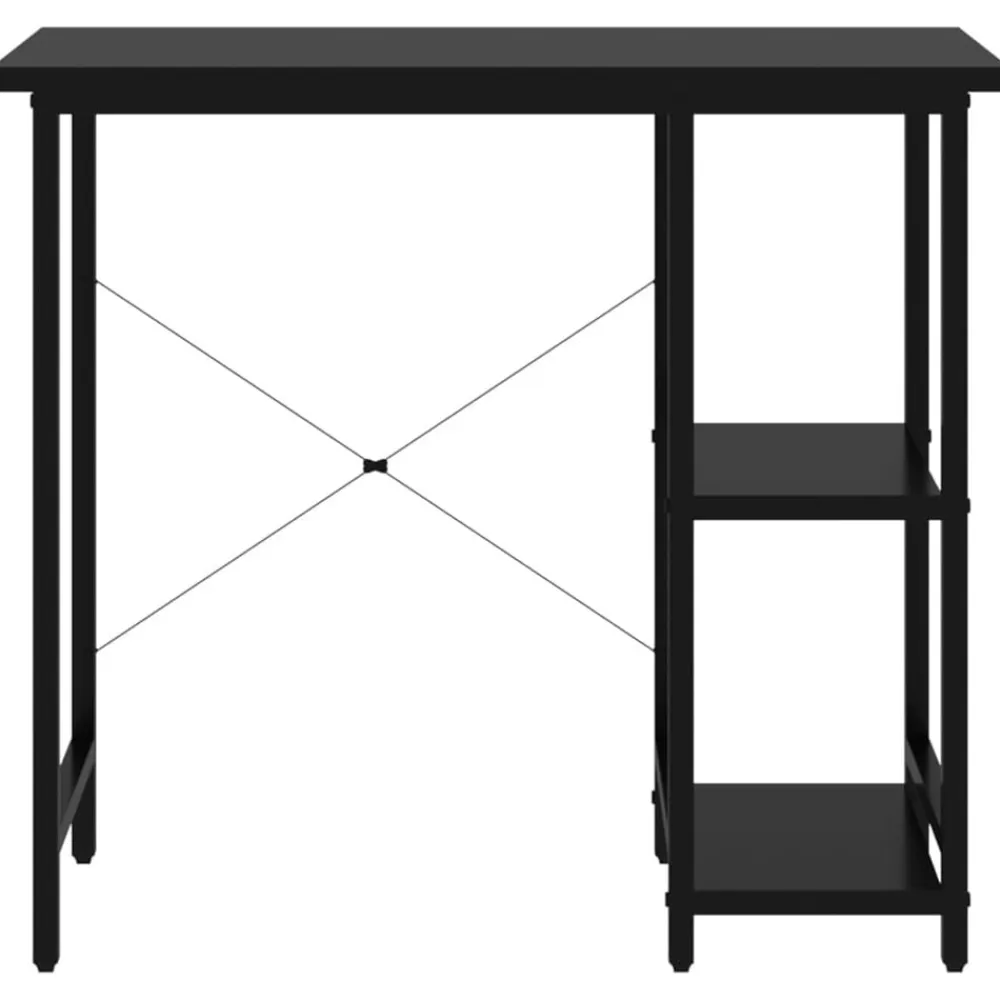 vidaXL Mobiliario De Oficina-Escritorio para ordenador de MDF y metal 80x40x72 cm