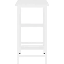 vidaXL Escritorio para ordenador de MDF y metal 80x40x72 cm Blanco Sale