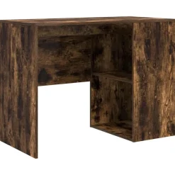 vidaXL Escritorio 102 x 50 x 75 cm Madera de ingeniería Roble ahumado