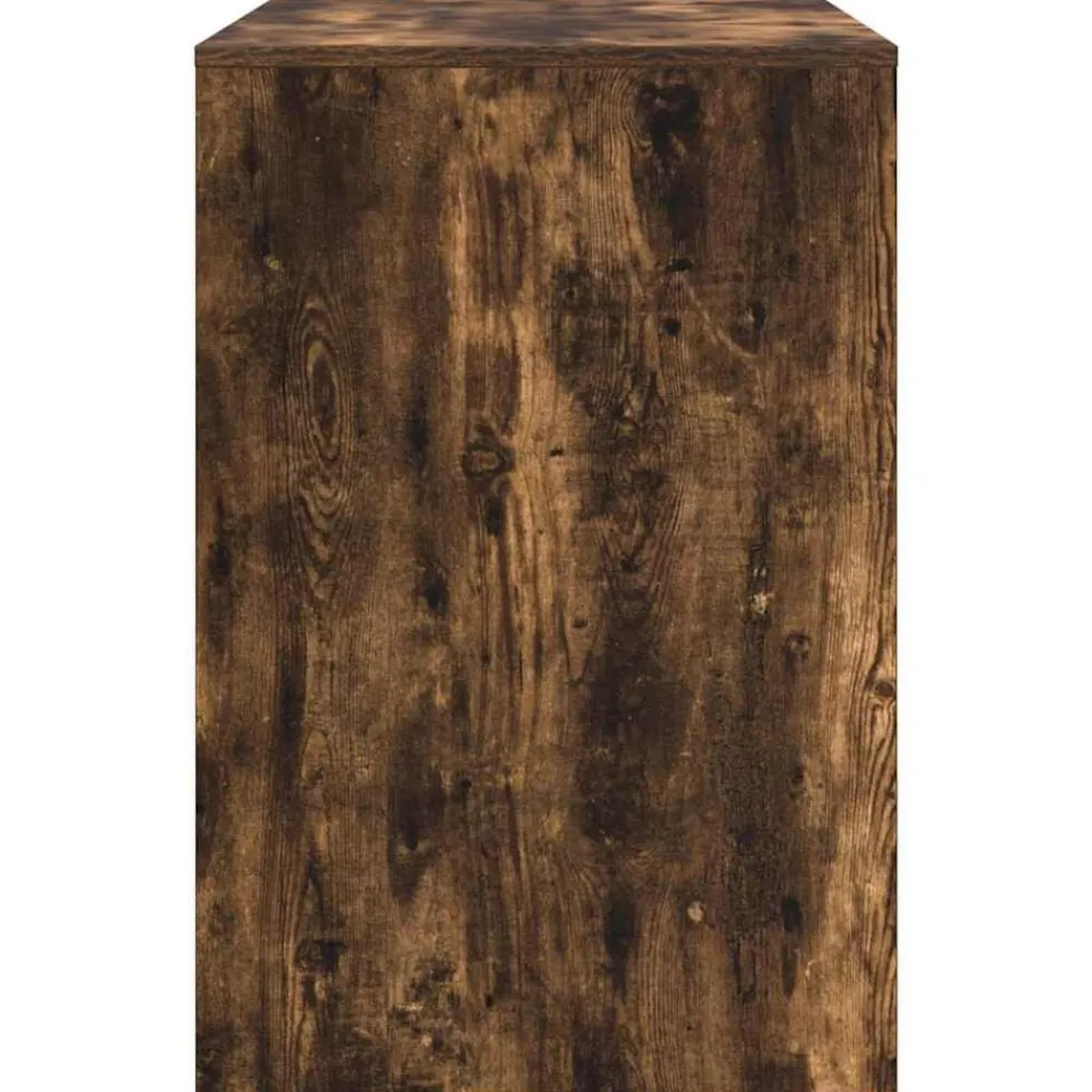 vidaXL Escritorio 102 x 50 x 75 cm Madera de ingeniería Roble ahumado