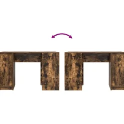 vidaXL Mobiliario De Oficina-Escritorio 120x42x76 cm madera de ingeniería