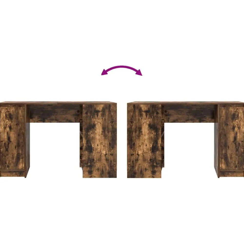 vidaXL Mobiliario De Oficina-Escritorio 120x42x76 cm madera de ingeniería