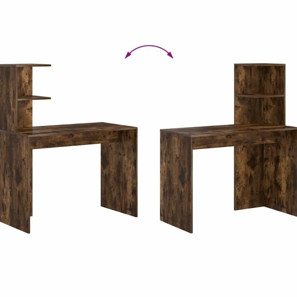 vidaXL Mobiliario De Oficina-Escritorio 102 x 50 x 124 cm Madera de ingeniería