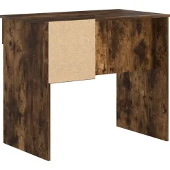 vidaXL Escritorio 90 x 49 x 75 cm Madera de ingeniería Roble ahumado