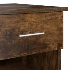 vidaXL Escritorio 90 x 49 x 75 cm Madera de ingeniería Roble ahumado