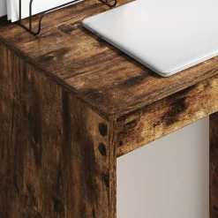 vidaXL Escritorio 60 x 40 x 76 cm Roble ahumado Outlet