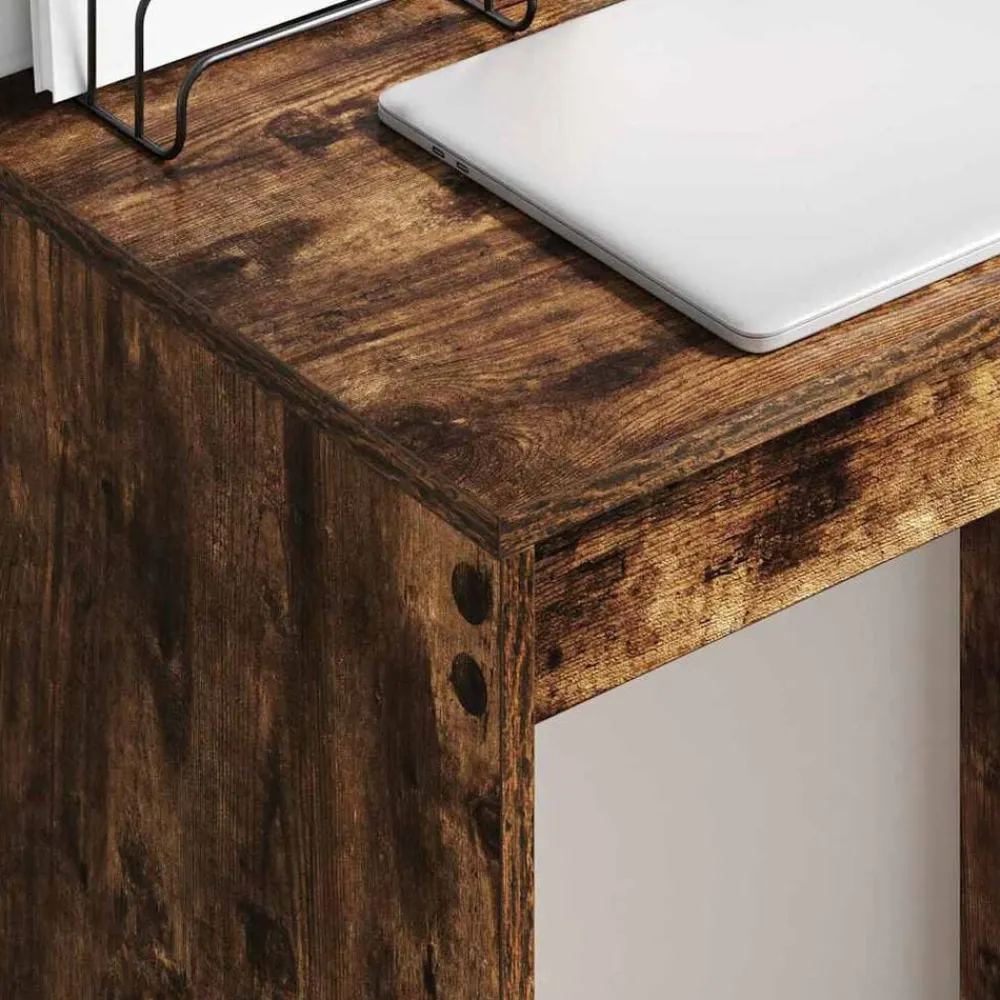 vidaXL Escritorio 60 x 40 x 76 cm Roble ahumado Outlet