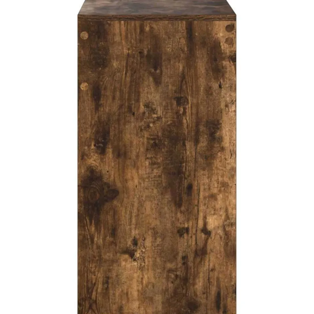 vidaXL Escritorio 60 x 40 x 76 cm Roble ahumado Outlet