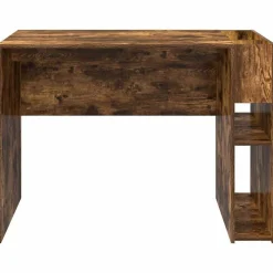 vidaXL Escritorio 109 x 50 x 78 cm Madera de ingeniería Roble ahumado Clearance