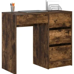 vidaXL Mobiliario De Oficina-Escritorio 90 x 37.5 x 75 cm Madera de ingeniería