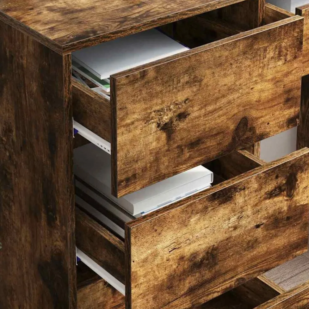 vidaXL Mobiliario De Oficina-Escritorio 90 x 37.5 x 75 cm Madera de ingeniería