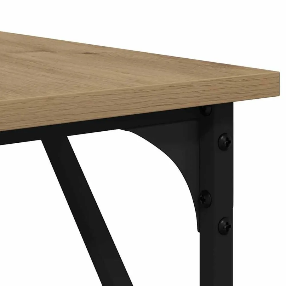 vidaXL Mobiliario De Oficina|Mesas-Escritorio Roble artesanal 149 x 149 x 75 cm