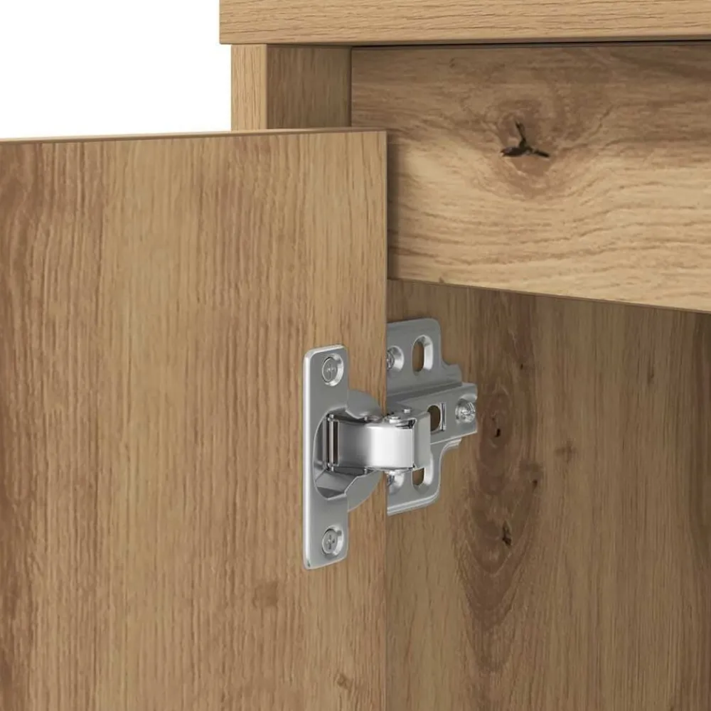 vidaXL Escritorio 120x42x76 cm madera de ingeniería Roble artisan Outlet