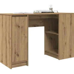vidaXL Escritorio 120x42x76 cm madera de ingeniería Roble artisan Outlet