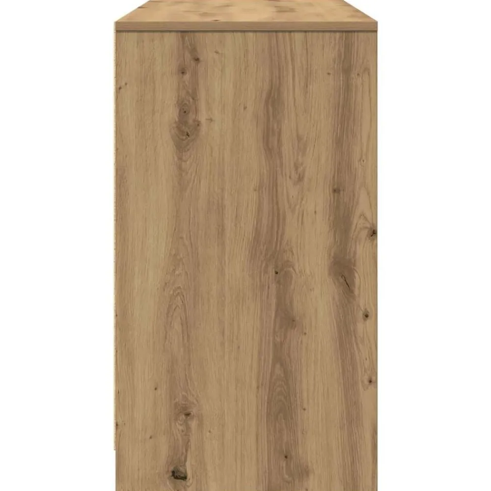 vidaXL Escritorio 120x42x76 cm madera de ingeniería Roble artisan Outlet