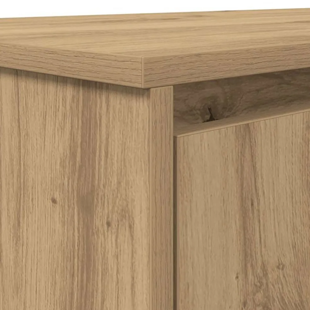 vidaXL Escritorio 120x42x76 cm madera de ingeniería Roble artisan Outlet