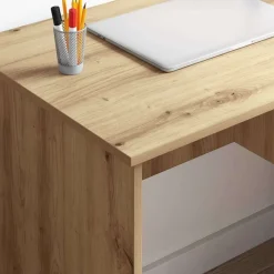 vidaXL Mobiliario De Oficina-Escritorio Roble artesanal 90 x 49 x 75 cm Madera de ingeniería