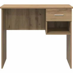 vidaXL Mobiliario De Oficina-Escritorio Roble artesanal 90 x 49 x 75 cm Madera de ingeniería