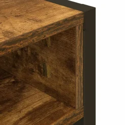 vidaXL Mobiliario De Oficina-Escritorio Roble Humo 100 x 50 x 75 cm Madera contrachapada