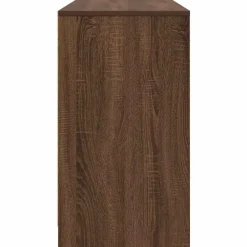 vidaXL Mobiliario De Oficina-Escritorio roble marrón 120x42x76 cm madera de ingeniería