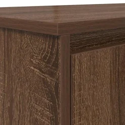vidaXL Mobiliario De Oficina-Escritorio roble marrón 120x42x76 cm madera de ingeniería