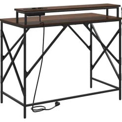 vidaXL Escritorio Roble Marrón 100 x 50 x 86,5 cm Madera de ingeniería Marrón roble