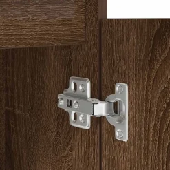 vidaXL Escritorio roble marrón 86x49x76 cm madera de ingeniería Marr&oacute;n roble Outlet