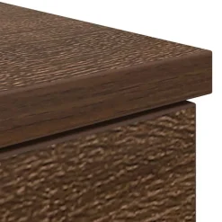 vidaXL Escritorio roble marrón 86x49x76 cm madera de ingeniería Marr&oacute;n roble Outlet