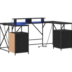 vidaXL Mobiliario De Oficina-Escritorio 182 x 101 x 87,5 cm Madera de ingeniería