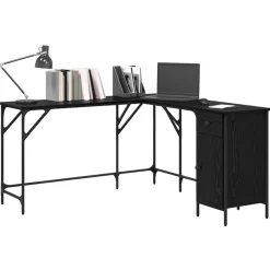 vidaXL Mobiliario De Oficina-Escritorio 141 x 141 x 75 cm Madera contrachapada