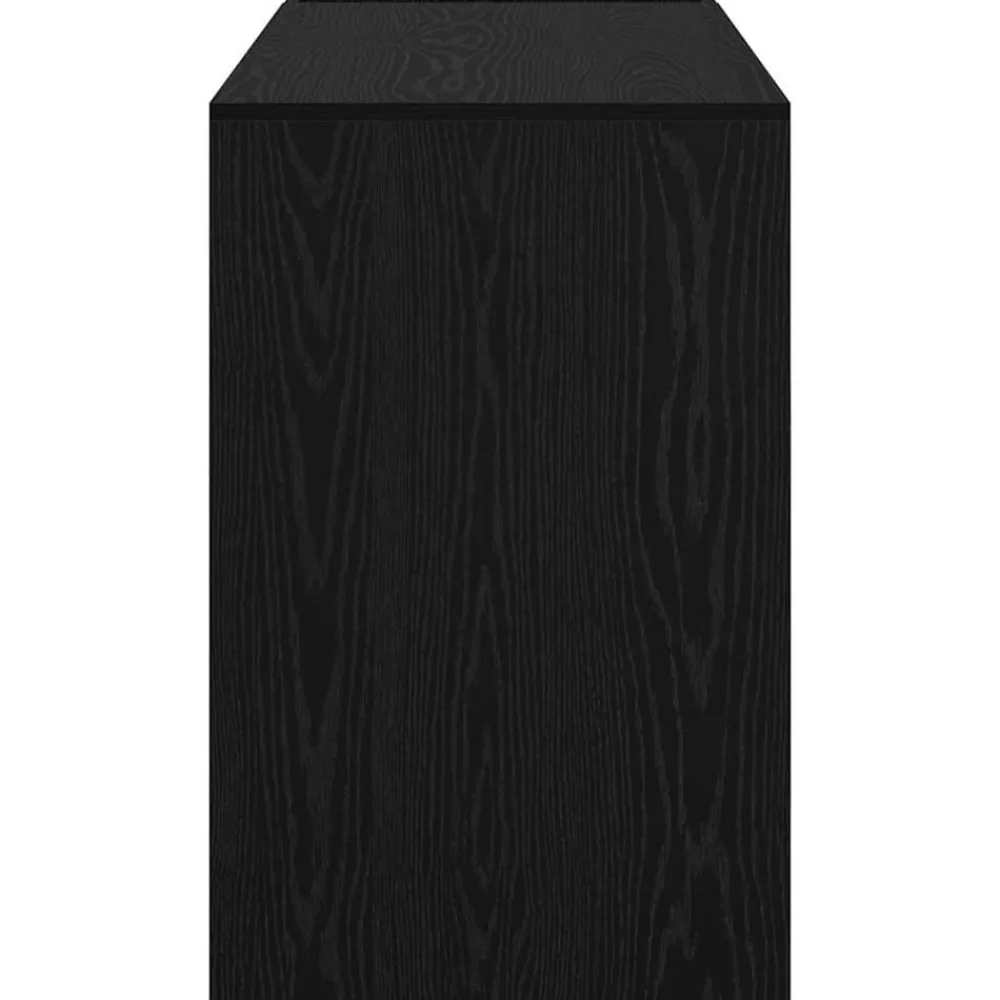 vidaXL Escritorio 109 x 50 x 78 cm Madera de ingeniería Roble negro Hot