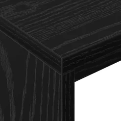 vidaXL Escritorio 109 x 50 x 78 cm Madera de ingeniería Roble negro Hot