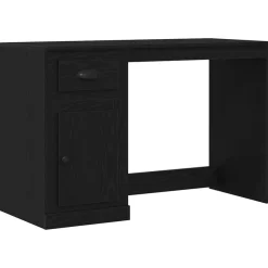 vidaXL Escritorio 50 x 115 x 75 cm Madera de ingeniería Roble negro New