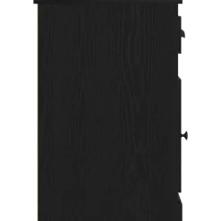 vidaXL Escritorio 50 x 115 x 75 cm Madera de ingeniería Roble negro New