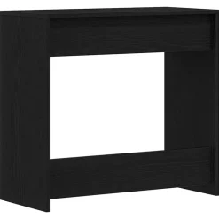 vidaXL Escritorio 80 x 40 x 75 cm Madera de ingeniería Roble negro Online