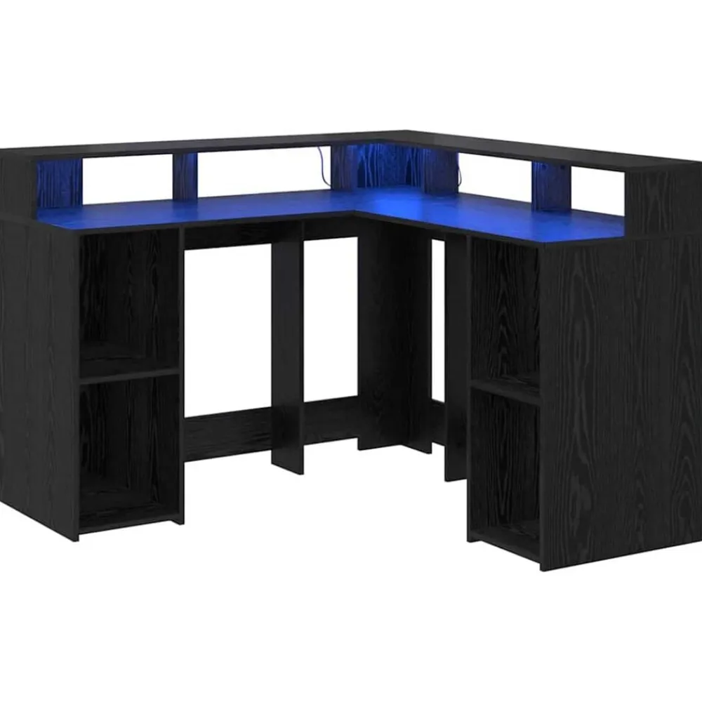 vidaXL Mobiliario De Oficina-Escritorio 130 x 130 x 91 cm Madera de ingeniería