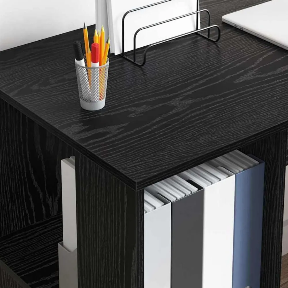 vidaXL Mobiliario De Oficina-Escritorio 130 x 50.5 x 75 cm Madera de ingeniería