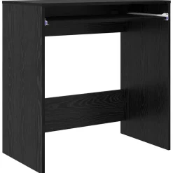 vidaXL Escritorio 77.5 x 43 x 79 cm Madera de ingeniería Roble negro Clearance