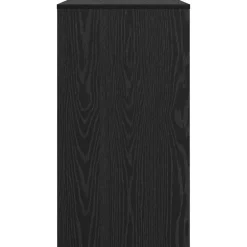 vidaXL Escritorio 77.5 x 43 x 79 cm Madera de ingeniería Roble negro Clearance