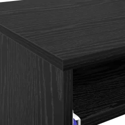 vidaXL Escritorio 77.5 x 43 x 79 cm Madera de ingeniería Roble negro Clearance