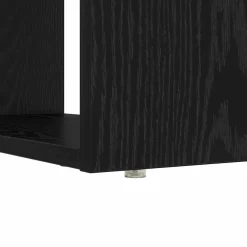 vidaXL Escritorio 113 x 54 x 120 cm Madera de ingeniería Roble negro Outlet